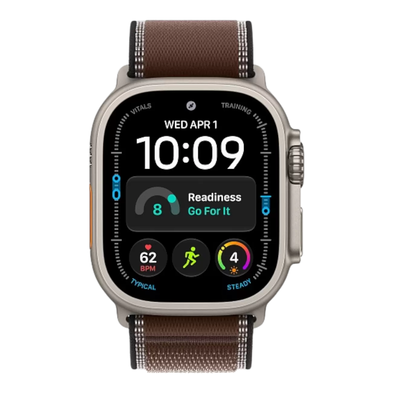 Умные часы Apple Watch Ultra 4 2026 Natural Titanium, 49мм, Trail Loop