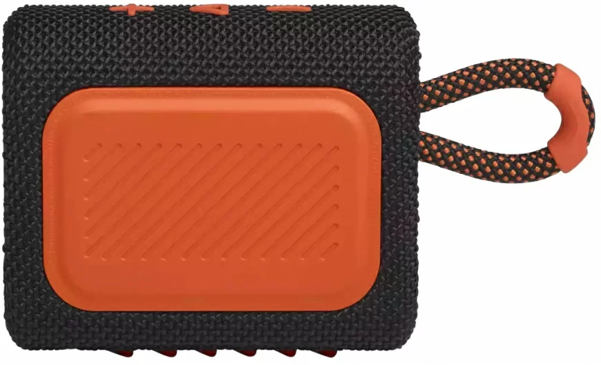 Портативная акустика JBL Go 3, чёрно-оранжевый