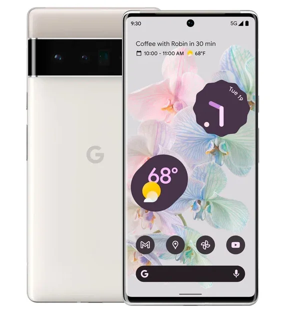 Смартфон Google Pixel 6 Pro 5G 12/256 ГБ, Cloudy White