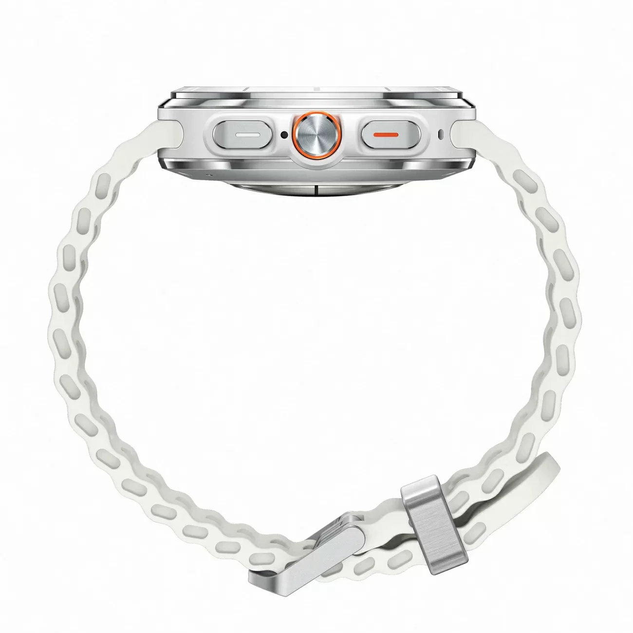 Умные часы Samsung Galaxy Watch Ultra 47 мм Wi-Fi + LTE, Белый титан, Ремешок белый