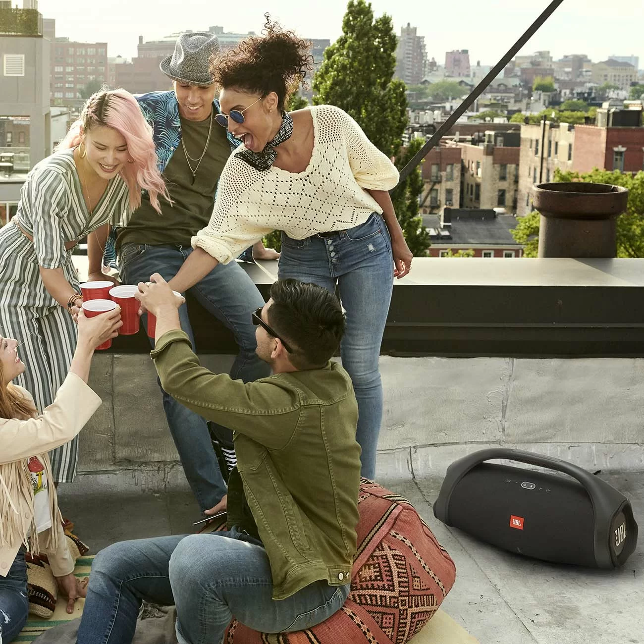 Портативная акустика JBL Boombox 2, чёрный