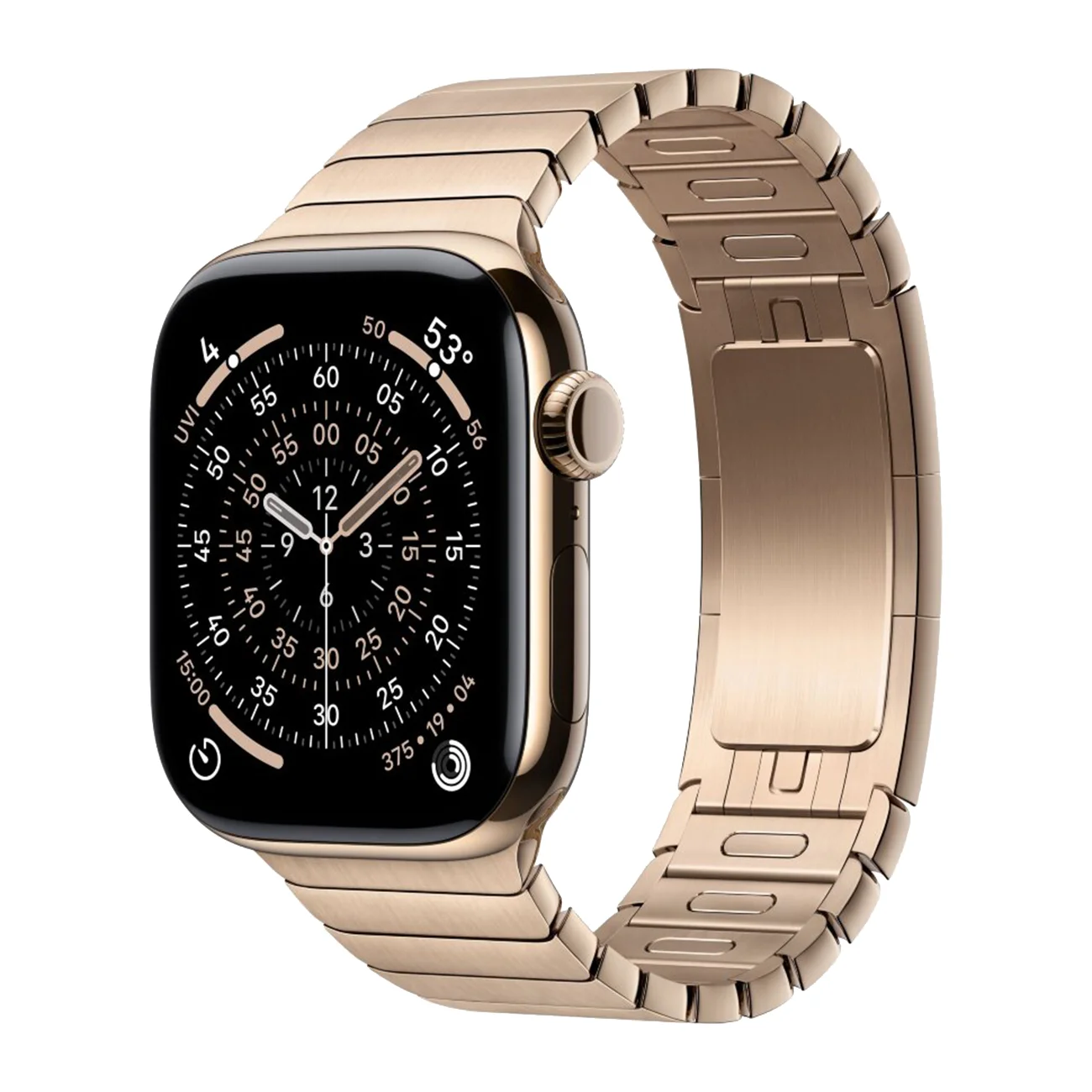 Смарт-часы Apple Watch Series 11, 42 мм, Gold Titanium (золотой титан), GPS + Cellular