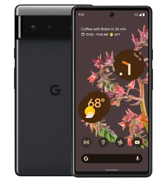 Смартфон Google Pixel 6 5G 8/128 ГБ, Stormy Black