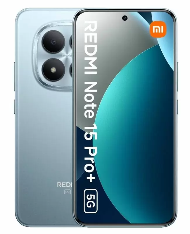 Смартфон Xiaomi Redmi Note 15 Pro Plus 5G, 12/512 ГБ, Glacier Blue (голубой лёд)