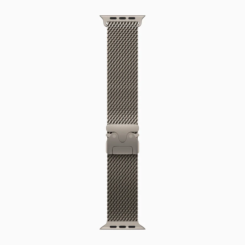 Смарт-часы Apple Watch Ultra 3, 49 мм, ремешок Titanium Milanese Loop, Натуральный титан / Natural Titanium
