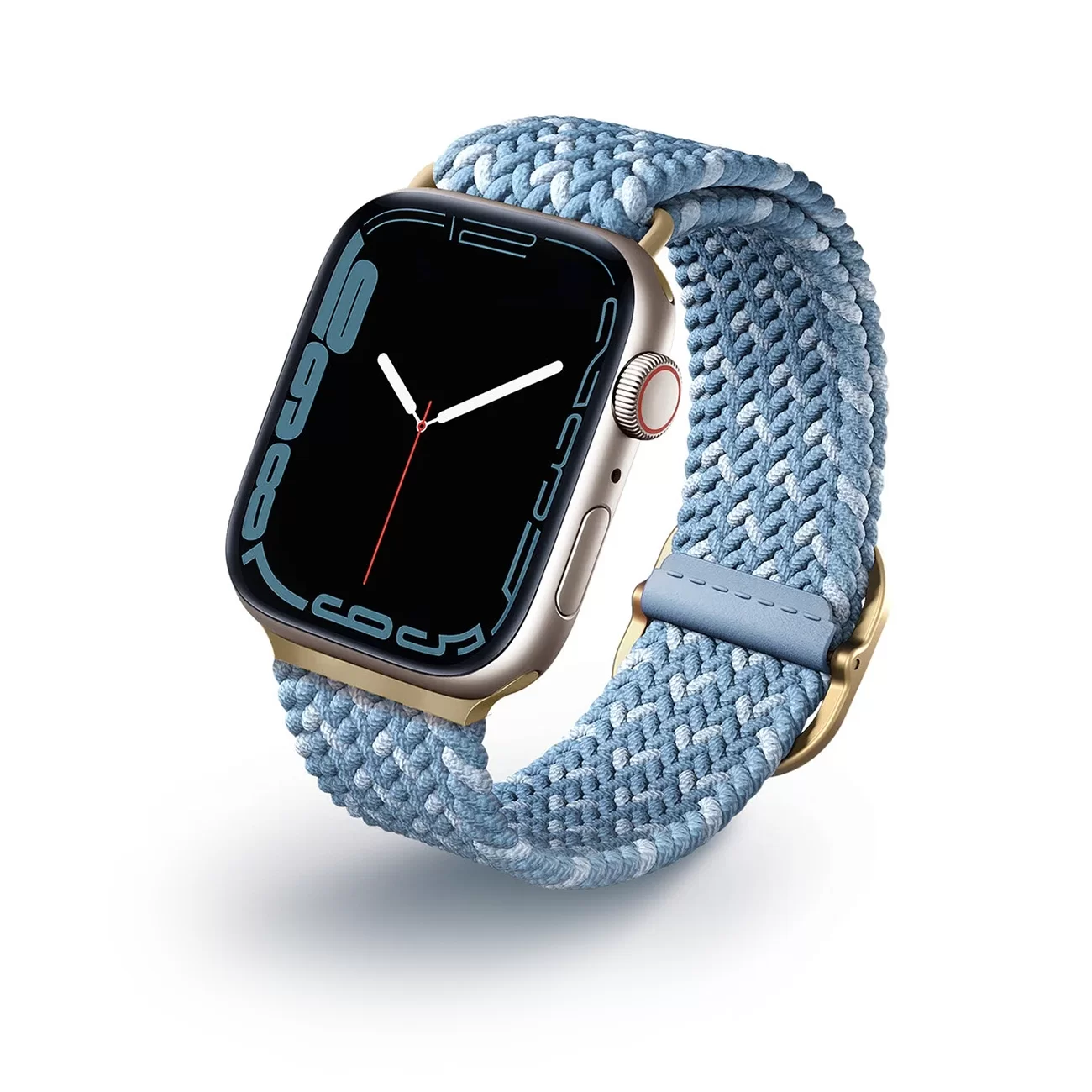 Ремешок Uniq Aspen Braided Cerulean Blue для Apple Watch 38/40/41 мм Ремешок Uniq Aspen Braided Cerulean Blue для Apple Watch 38/40/41 мм