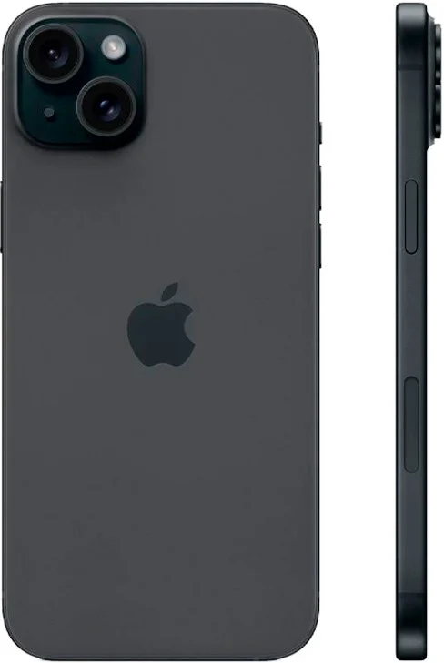 Смартфон Apple iPhone 15 Plus, Dual nano SIM, 256 ГБ, черный