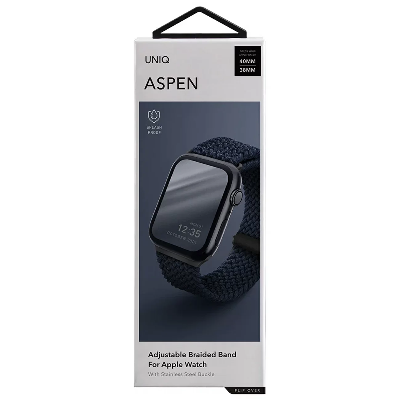 Ремешок Uniq для Apple Watch 41/40/38 мм, ASPEN Design strap, Плетеный, Церулеановый Ремешок Uniq для Apple Watch 41/40/38 мм, ASPEN Design strap, Плетеный, Церулеановый