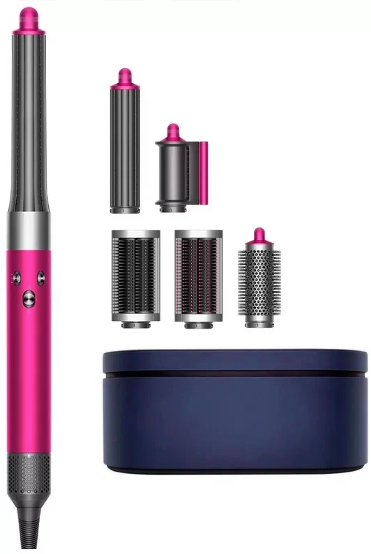 Стайлер Dyson Airwrap Long HS05, фуксия и никель