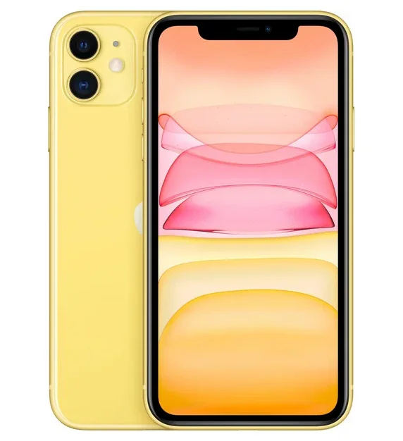 Смартфон Apple iPhone 11, Dual: nano SIM + eSIM, 128 ГБ, Желтый