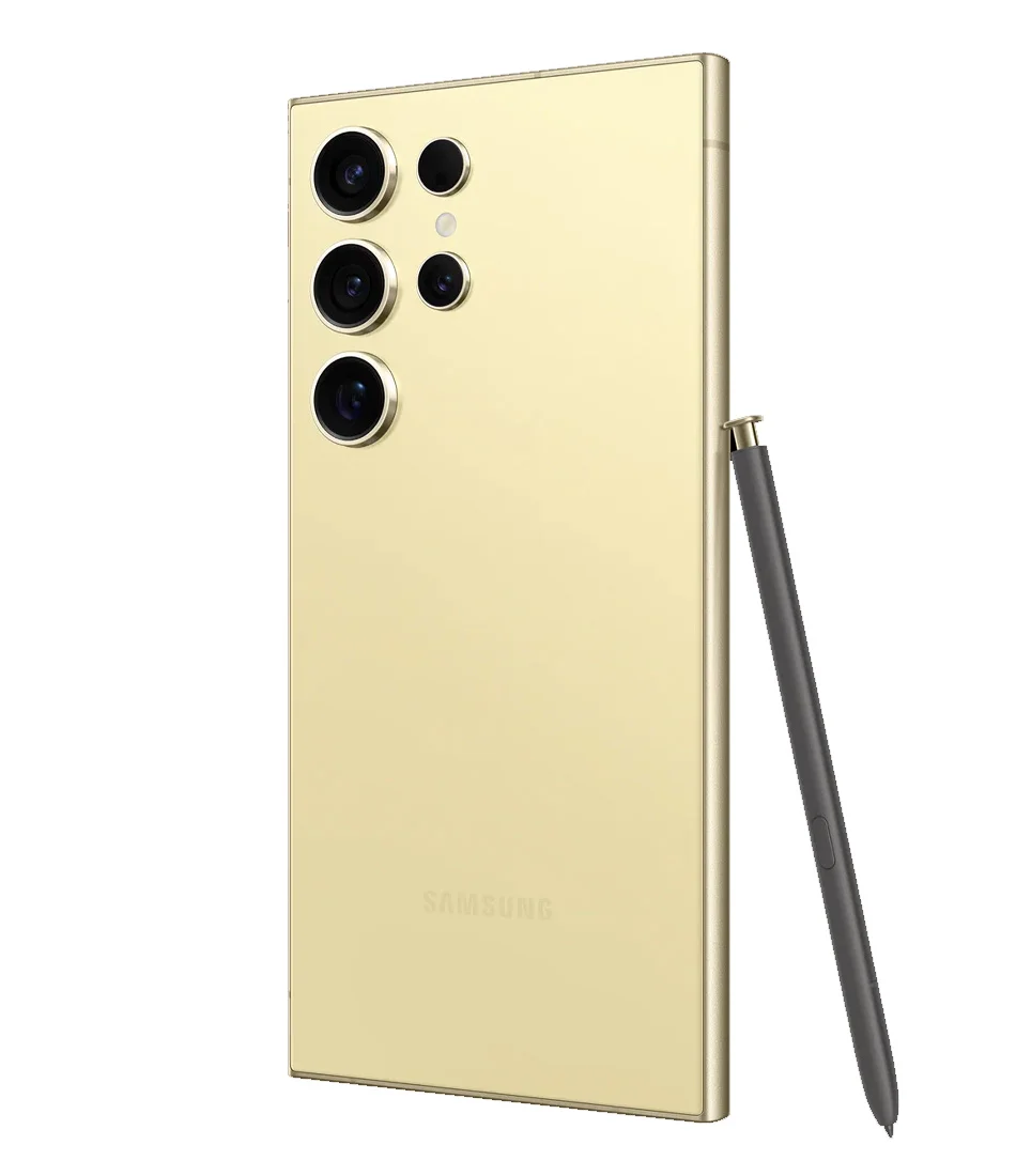 Смартфон Samsung Galaxy S24 Ultra, 12/1 ТБ, Dual SIM, титаново-жёлтый