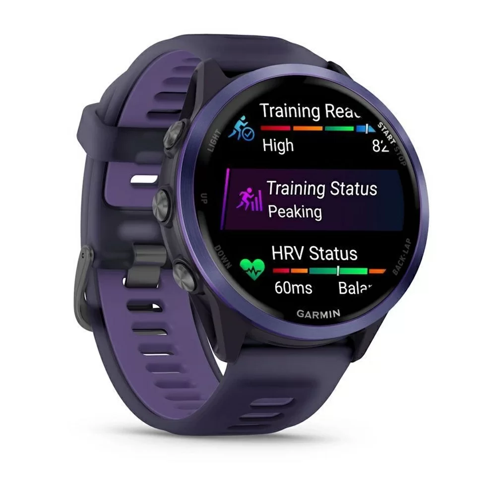 Спортивные часы Garmin Forerunner 570, 47 мм, AIndigo Aluminum Translucent Imperial Purple / Indigo (Индиго)