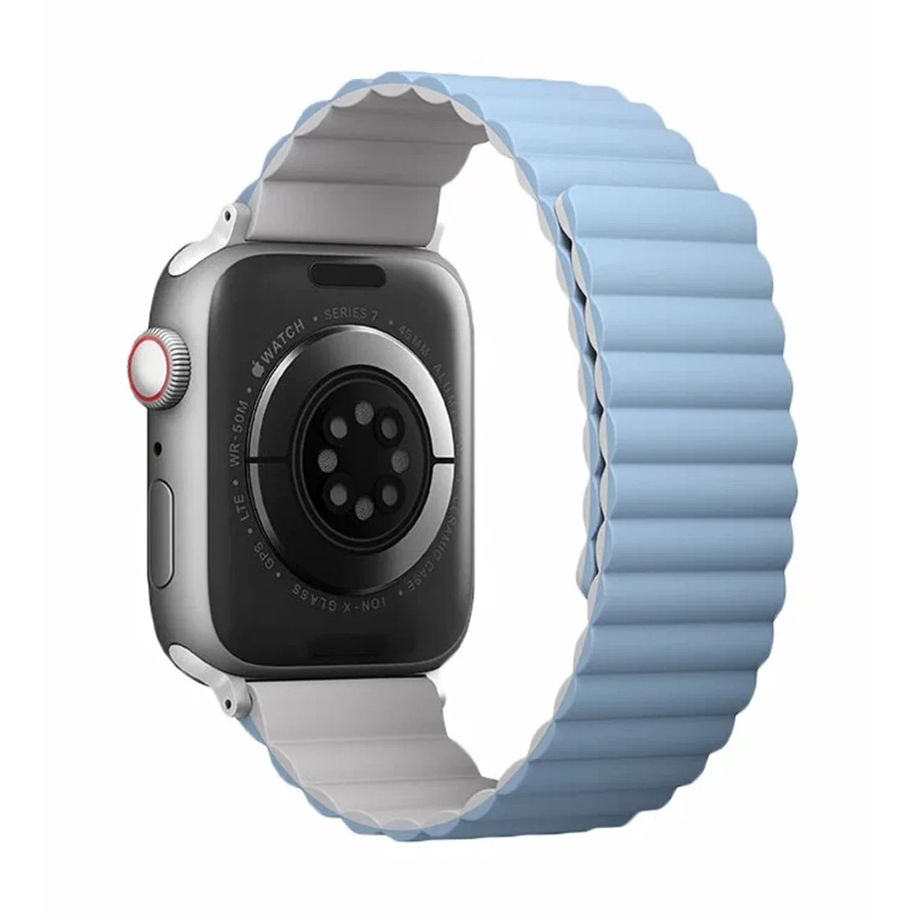 Ремешок Uniq Revix Reversible Magnetic White/Arctic Blue для Apple Watch 38/40/41 мм Ремешок Uniq Revix Reversible Magnetic White/Arctic Blue для Apple Watch 38/40/41 мм