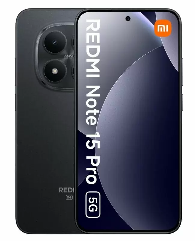 Смартфон Xiaomi Redmi Note 15 Pro 5G, 8/512 ГБ, Black (чёрный)