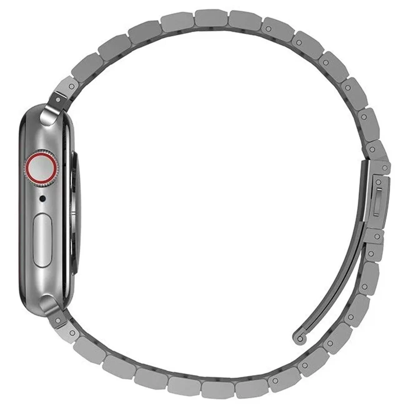 Ремешок Uniq Strova Link Steel Silver для Apple Watch 44/45/46/49 мм Ремешок Uniq Strova Link Steel Silver для Apple Watch 44/45/46/49 мм