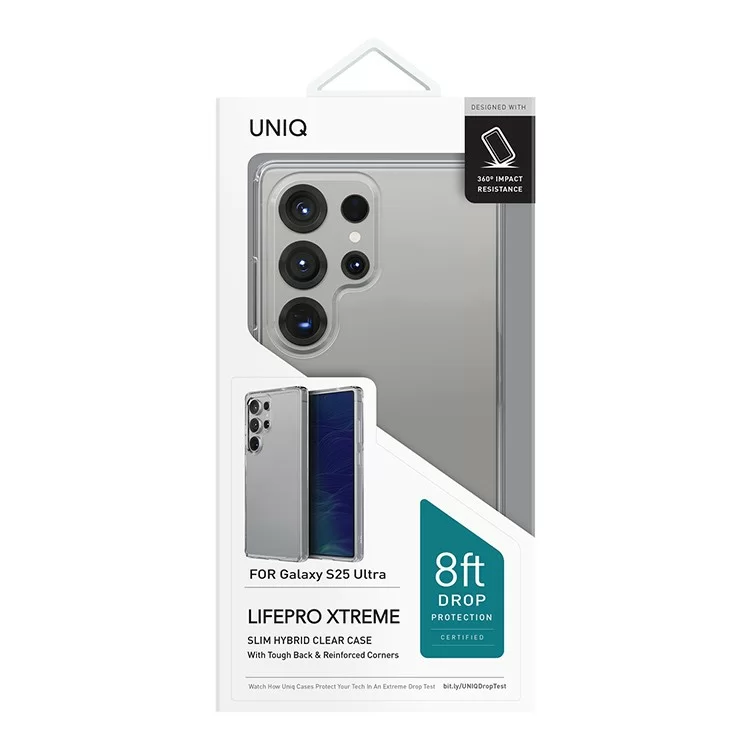 Чехол Uniq LifePro Xtreme для Galaxy S25 Ultra Прозрачный