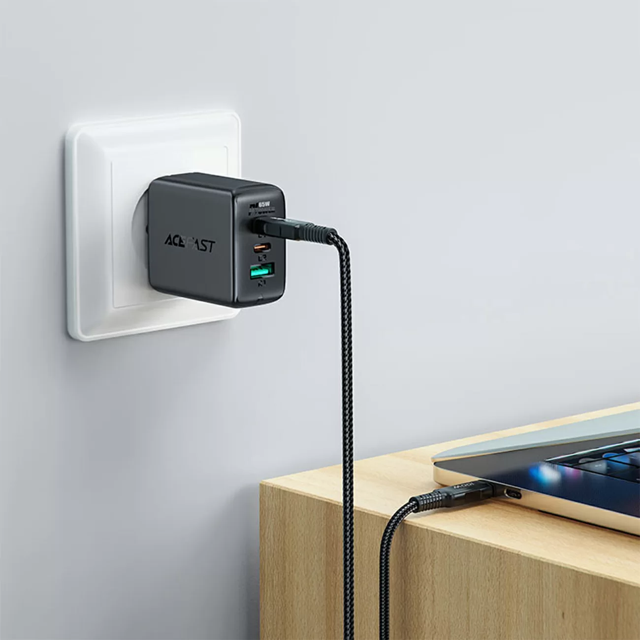 Кабель AceFast Type-C - Type-C, 100 Вт, для быстрой зарядки, C4-03