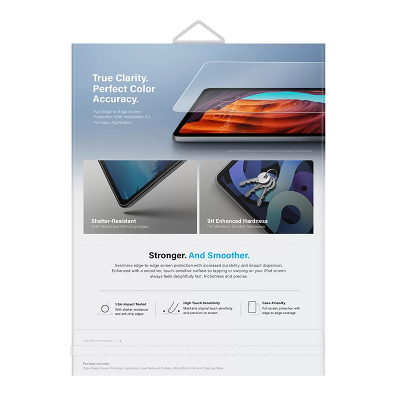Стекло защитное Uniq для iPad Pro 13 (2024) OPTIX Clear (+installer)