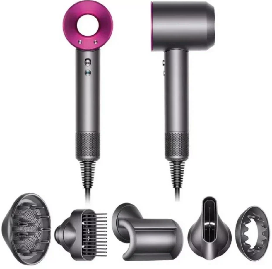 Фен Dyson Supersonic HD07, Anthrazit/Fuchsia