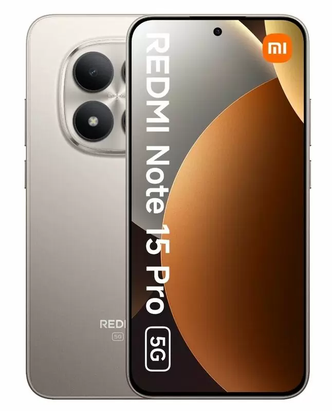 Смартфон Xiaomi Redmi Note 15 Pro 5G, 8/256 ГБ, Titanium (титановый)