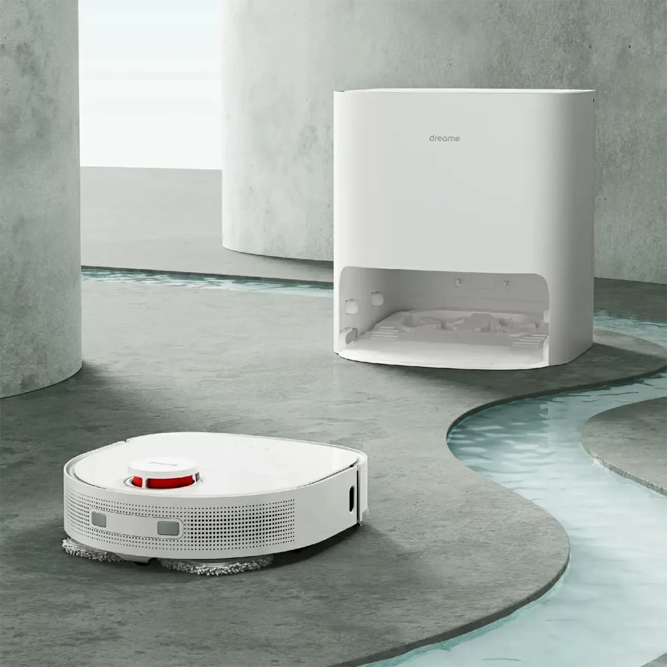 Робот-пылесос Dreame Bot W10, белый