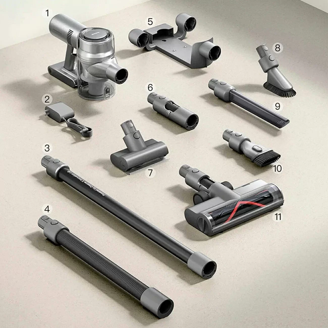 Пылесос Dreame V12 Серый