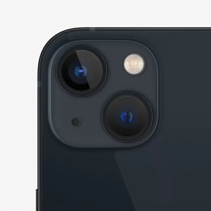 Смартфон Apple iPhone 13, Dual: nano SIM + eSIM, 128 ГБ, Темная ночь