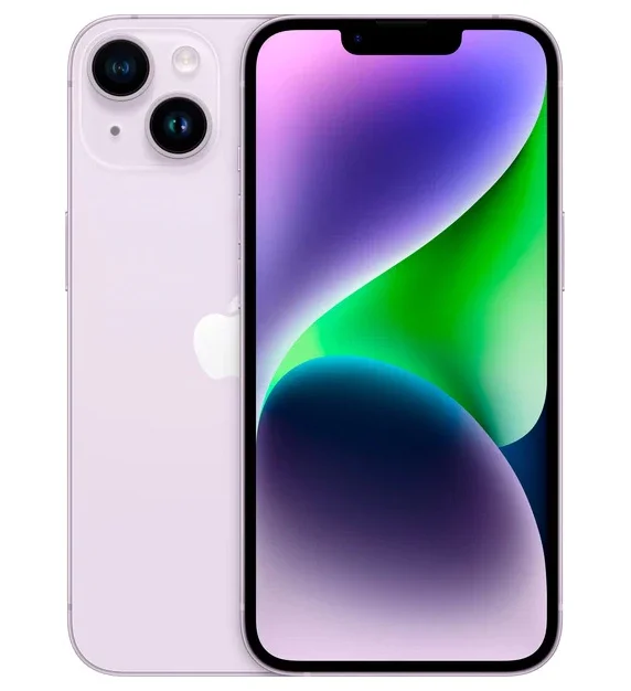 Смартфон Apple iPhone 14, Dual: nano SIM + eSIM, 512 ГБ, Фиолетовый