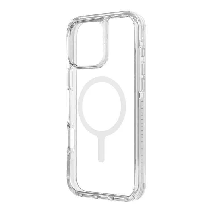 Чехол Uniq Combat LifePro Active для iPhone 16 Pro Max Белый светящийся (MagSafe)