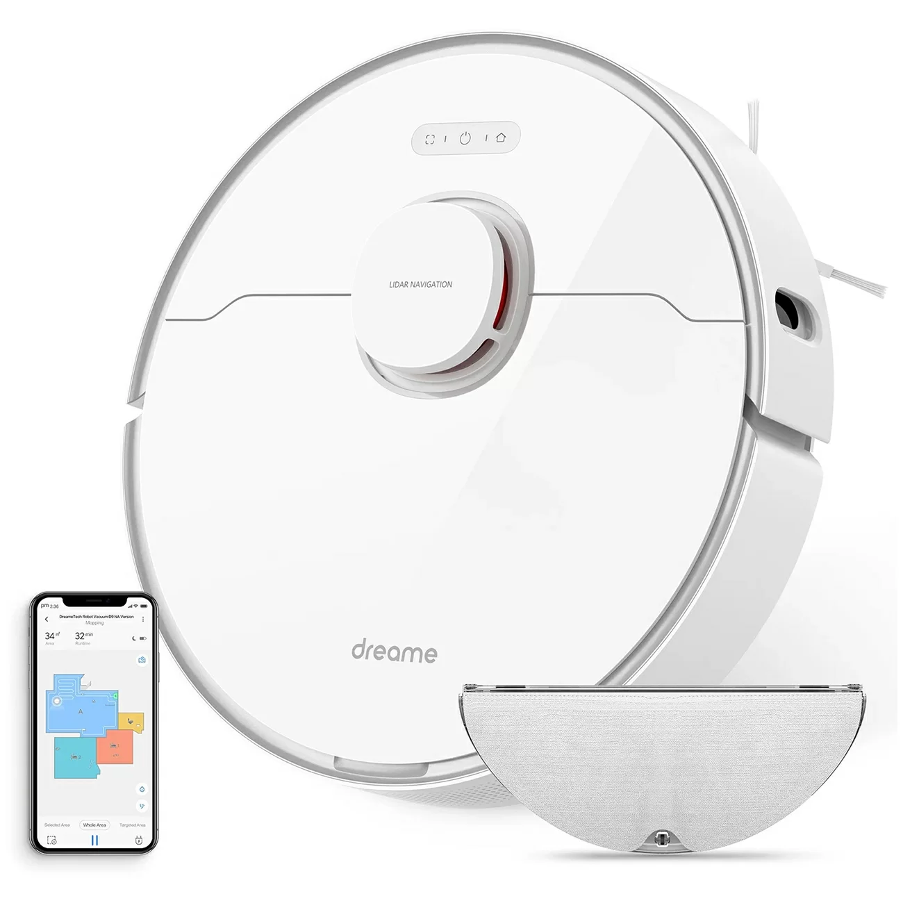 Робот-пылесос Dreame L10 PRO, белый