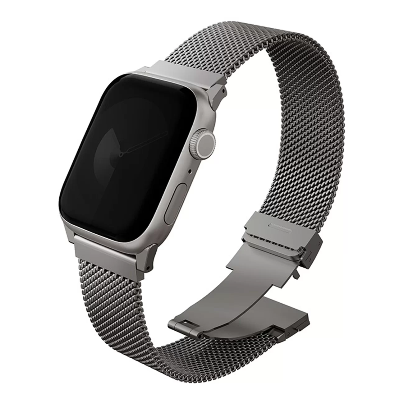 Ремешок Uniq Dante Pro Mesh Steel Titanium Silver для Apple Watch 40/41/42 мм Ремешок Uniq Dante Pro Mesh Steel Titanium Silver для Apple Watch 40/41/42 мм