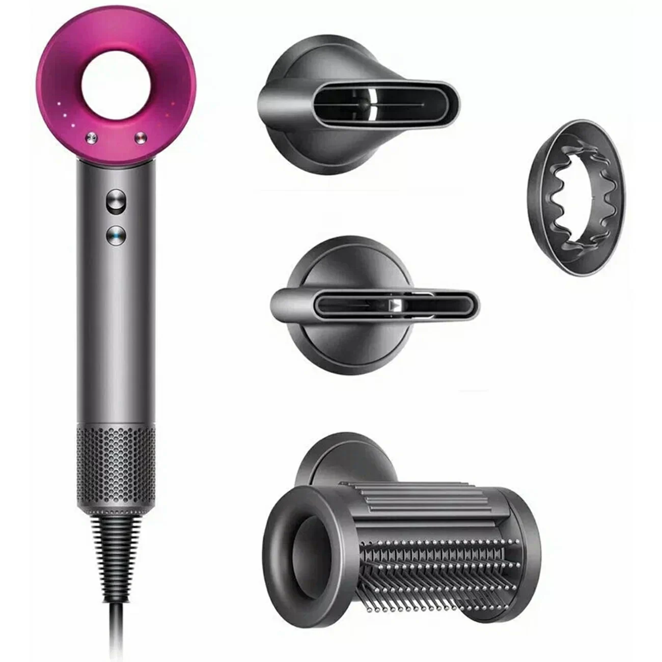 Фен Dyson Supersonic HD15, Anthrazit/Fuchsia