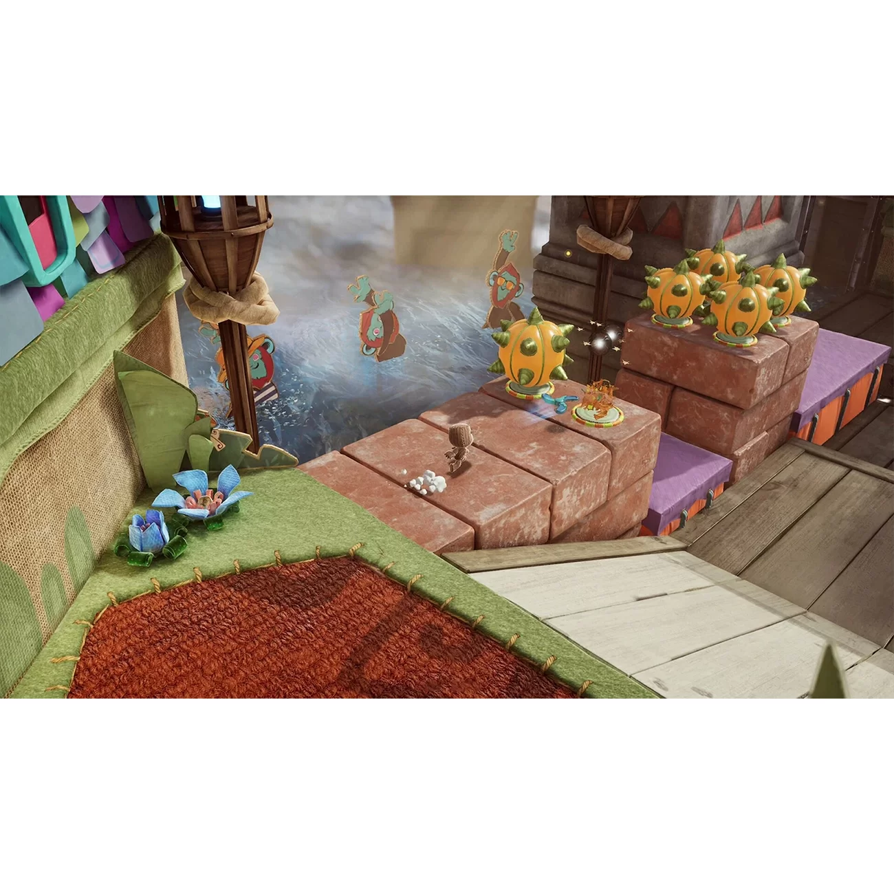 Игра: Sackboy A Big Adventure (Сэкбой Большое приключение) для PS5 (диск, русская oзвучка)