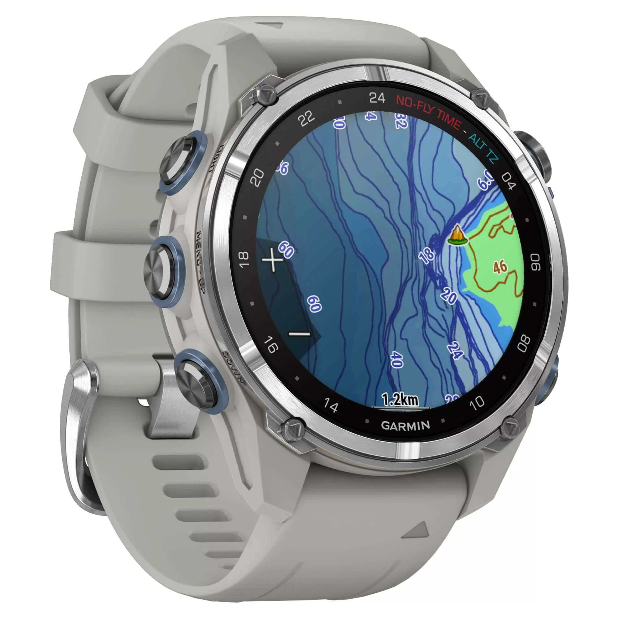 Дайвинг-компьютер Garmin Descent Mk3, 43 мм (Stainless Steel / нержавеющая сталь, Fog Gray Silicone Band / силиконовый ремешок туманно-серый) Дайвинг-компьютер Garmin Descent Mk3, 43 мм (Stainless Steel / нержавеющая сталь, Fog Gray Silicone Band / силиконовый ремешок туманно-серый)