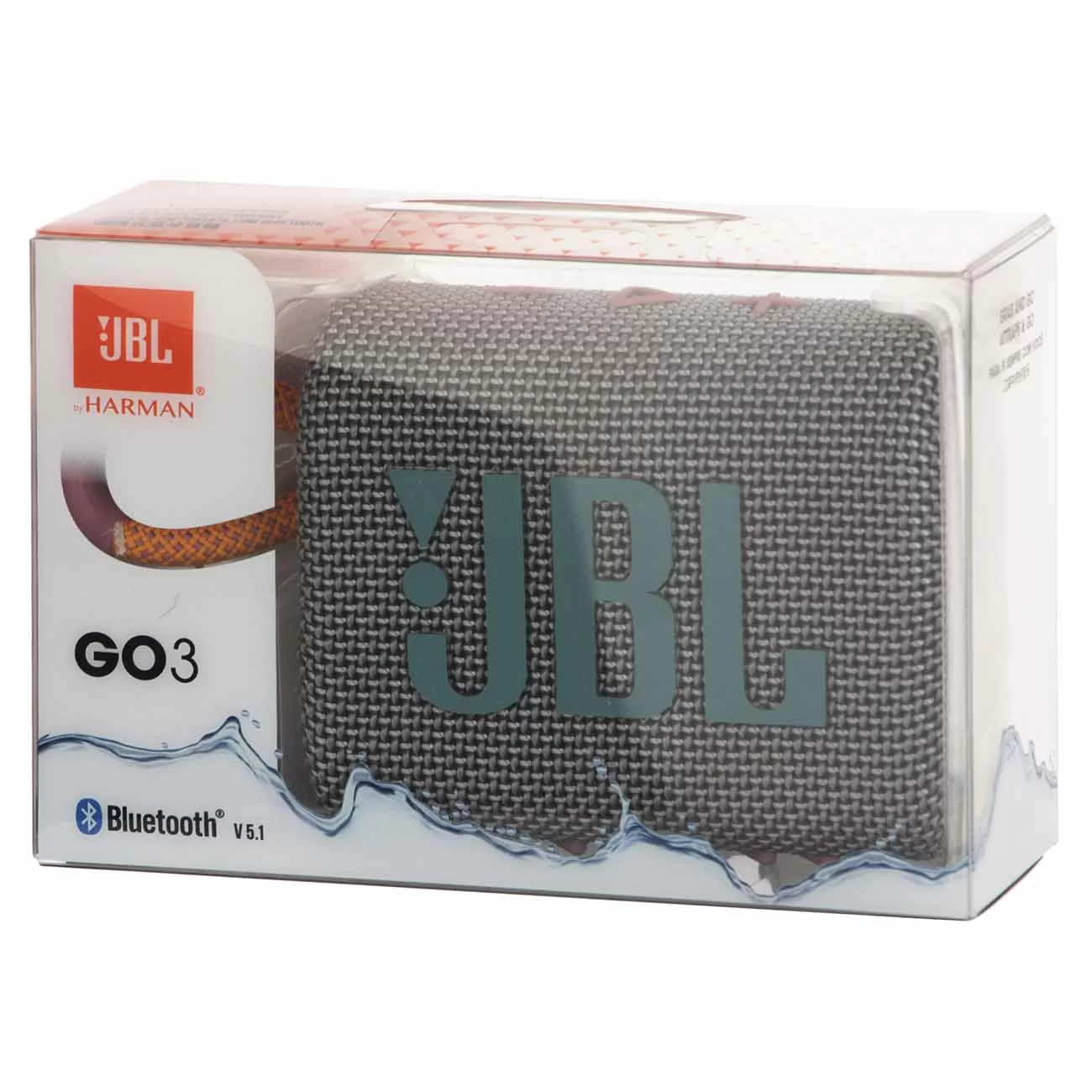 Портативная акустика JBL Go 3, серый Портативная акустика JBL Go 3, серый