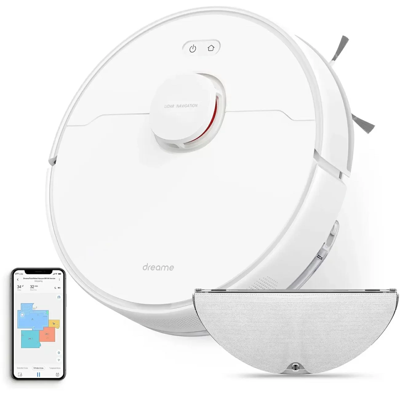 Робот-пылесос Dreame D9 Max, белый