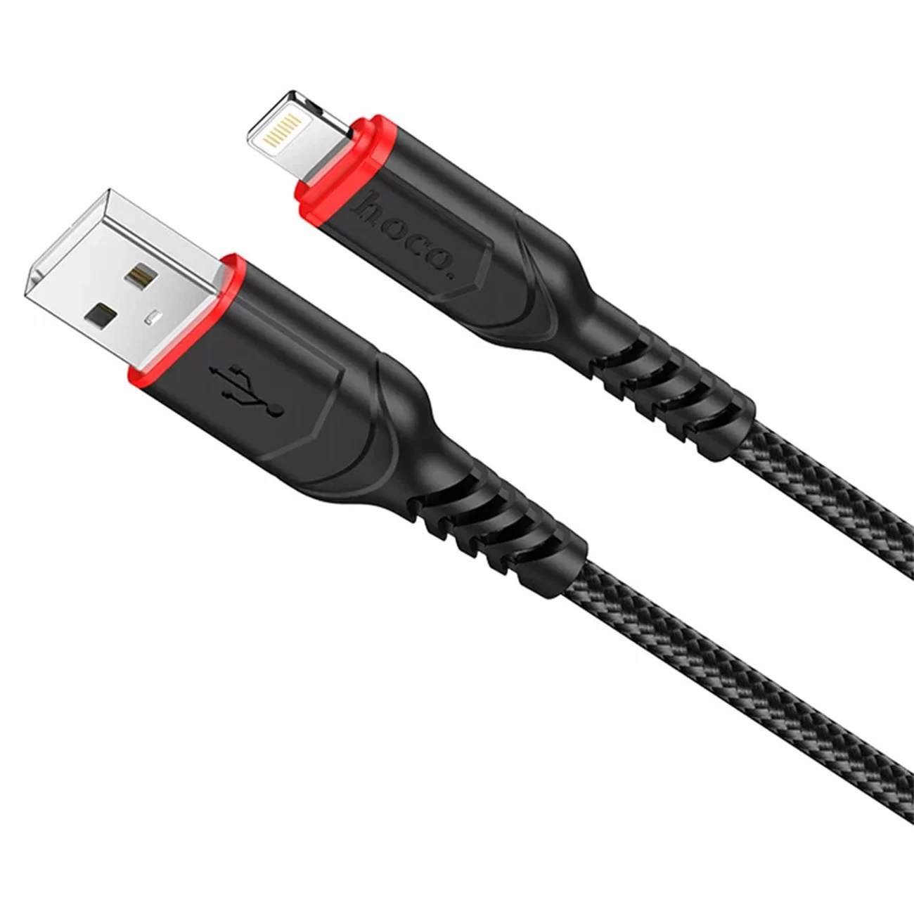 Кабель Hoco X59, USB-A — Lightning, 1 м, чёрный