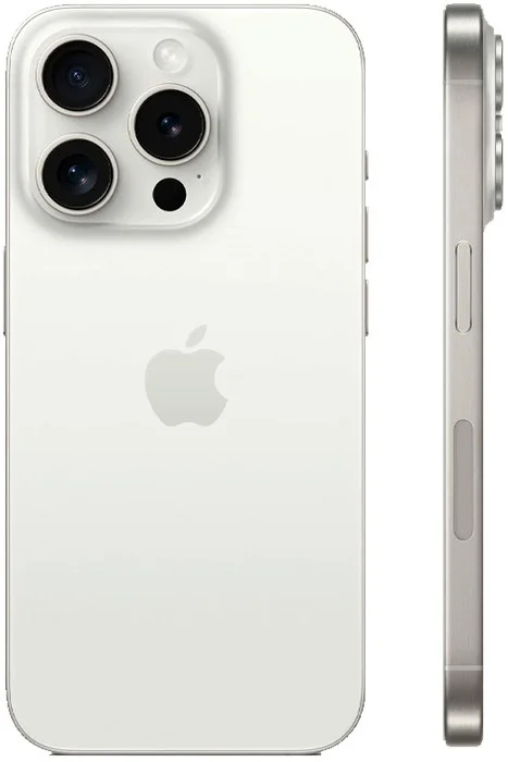 Смартфон Apple iPhone 15 Pro, Dual nano SIM, 256 ГБ, белый титан