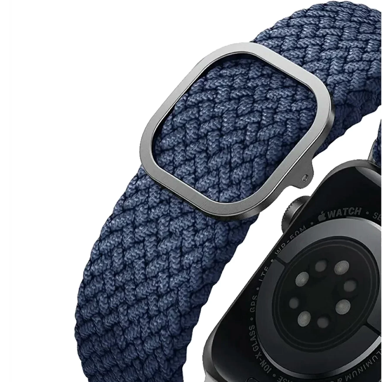 Ремешок Uniq для Apple Watch 41/40/38 мм, ASPEN Design strap, Плетеный, Церулеановый Ремешок Uniq для Apple Watch 41/40/38 мм, ASPEN Design strap, Плетеный, Церулеановый