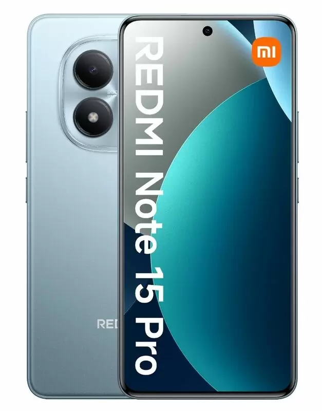 Смартфон Xiaomi Redmi Note 15 Pro 4G, 12/512 ГБ, Glacier Blue (голубой лёд)