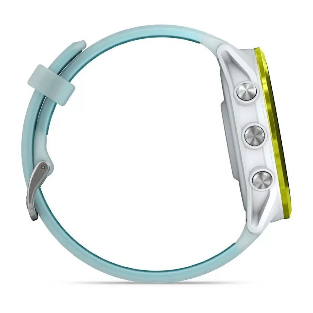 Спортивные часы Garmin Forerunner 570, 47 мм, Amp Yellow Aluminum Translucent Whitestone / Turquoise (Зеленый с бирюзовым)