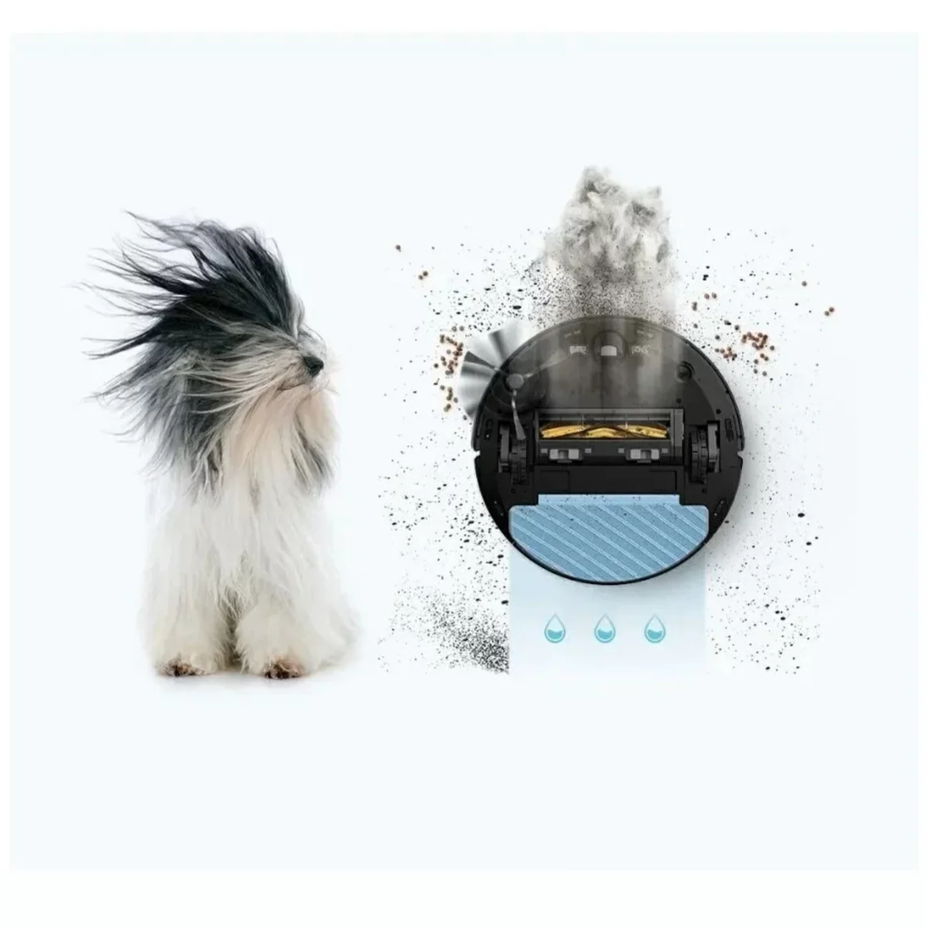 Робот-пылесос Yeddi Vac Station, белый