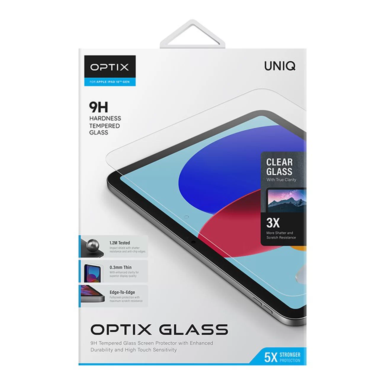 Стекло защитное Uniq для iPad 10.9 (2022) / 11 (2025) OPTIX Clear