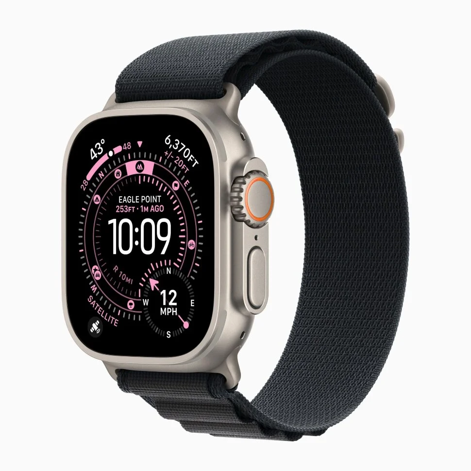 Смарт-часы Apple Watch Ultra 3, 49 мм, ремешок Alpine Loop, Натуральный титан / Natural Titanium