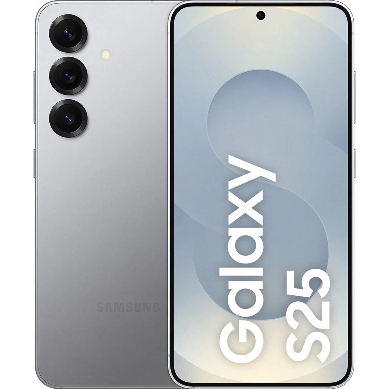 Смартфон Samsung Galaxy S25, 12/256 ГБ, серебристая тень