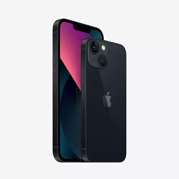 Смартфон Apple iPhone 13, Dual: nano SIM + eSIM, 128 ГБ, Темная ночь