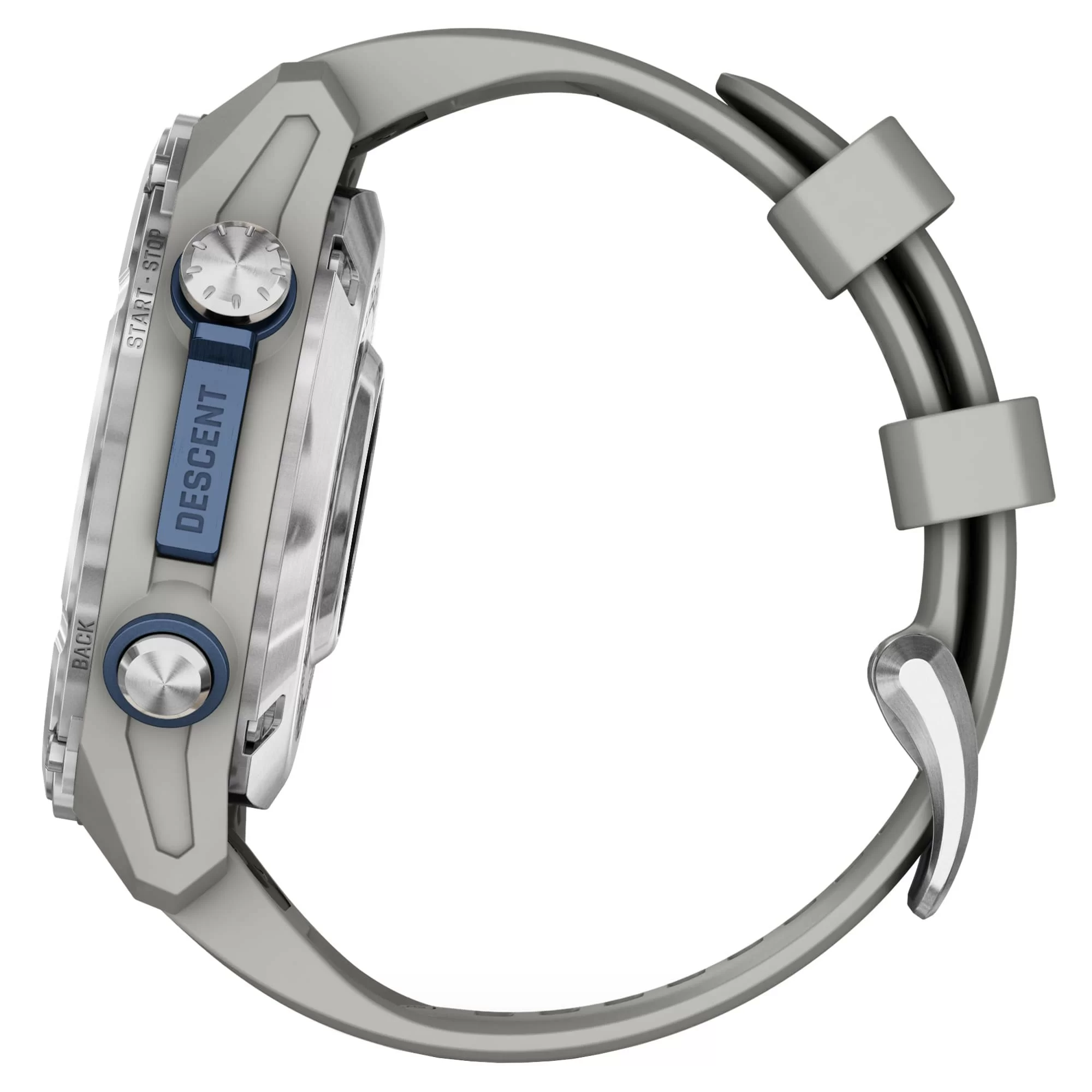 Дайвинг-компьютер Garmin Descent Mk3, 43 мм (Stainless Steel / нержавеющая сталь, Fog Gray Silicone Band / силиконовый ремешок туманно-серый) Дайвинг-компьютер Garmin Descent Mk3, 43 мм (Stainless Steel / нержавеющая сталь, Fog Gray Silicone Band / силиконовый ремешок туманно-серый)