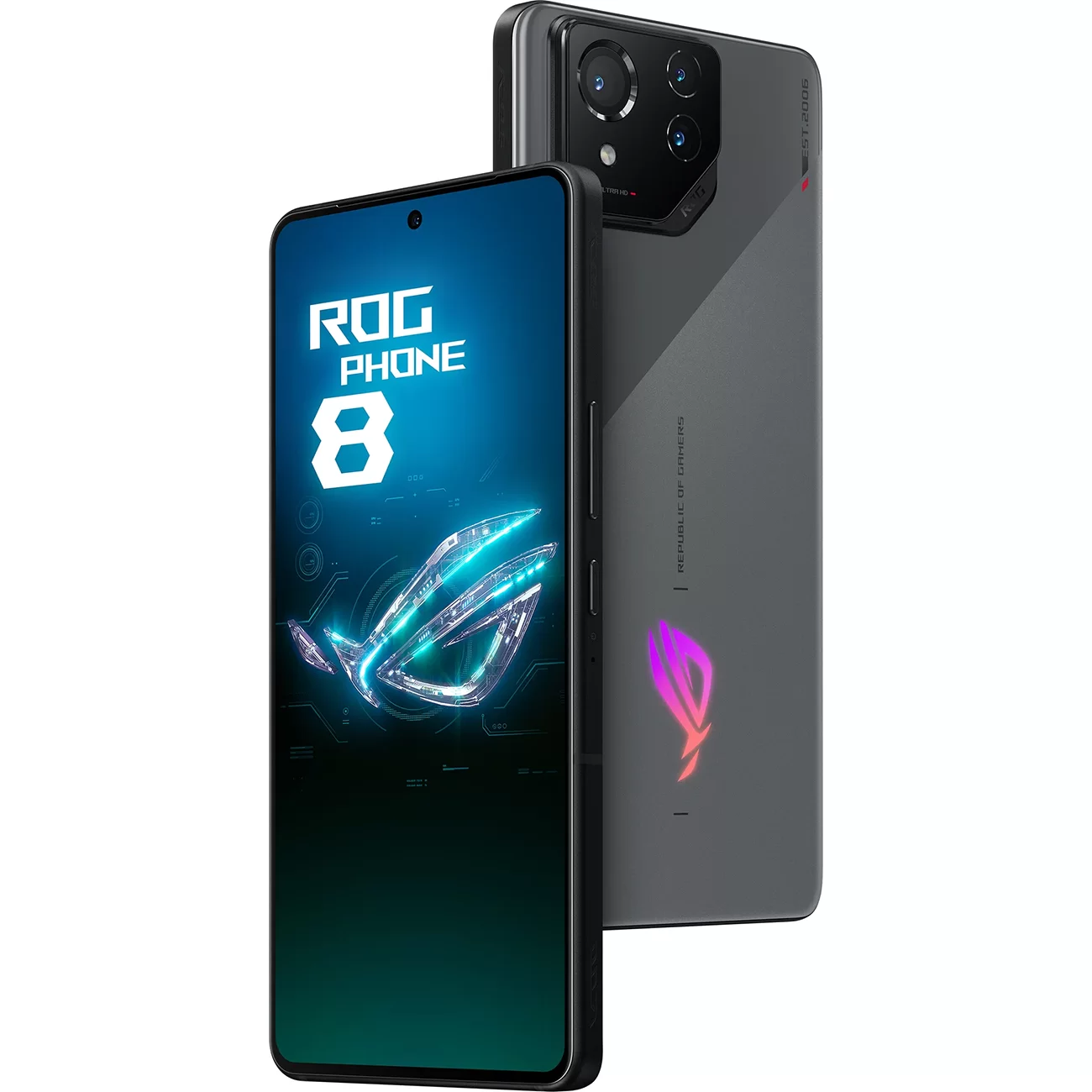 Смартфон ASUS ROG Phone 8, 12/256 ГБ CN, Dual nano SIM, Метежный серый