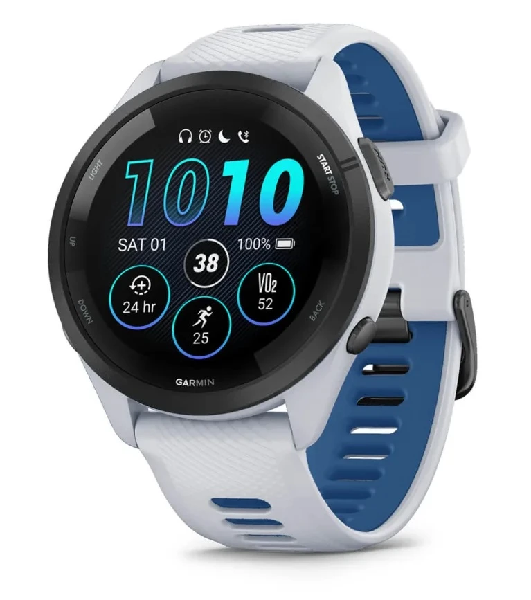 Спортивные часы Garmin Forerunner 265 Music, 46 мм, Gray Blue (Серый с синим)