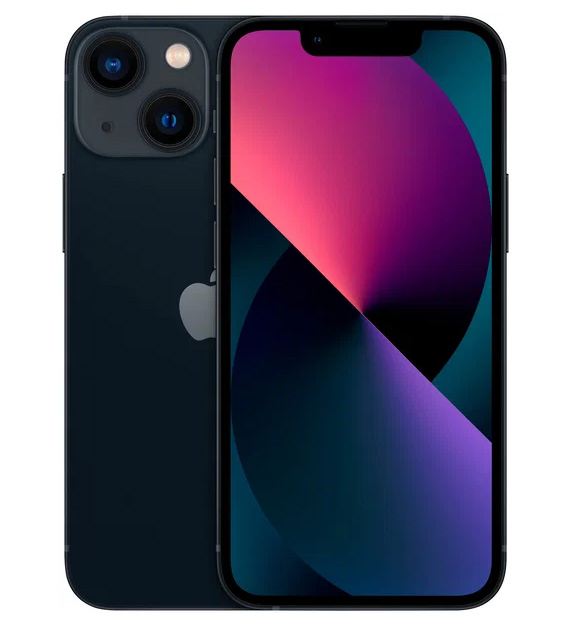 Смартфон Apple iPhone 13, Dual: nano SIM + eSIM, 512 ГБ, Темная ночь
